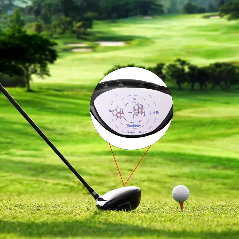 Golf Impact Stickers - HIt the ball on the center of the clubface